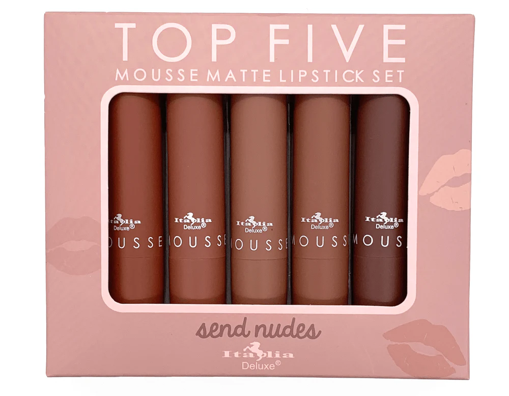 Top 5 Mousse Matte Lipstick Set - Image 4